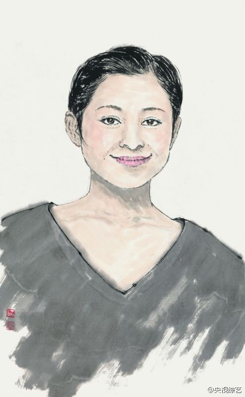 朱军 朱军画展 朱军画作 朱军画女主持