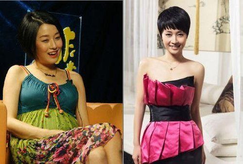 梁洛施赵薇 孕后爆肥的女星