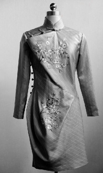 女代表旗袍 浙江女代表 吴海燕 服装设计师