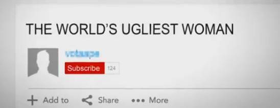 世界最丑女人 怎么吃都不会胖