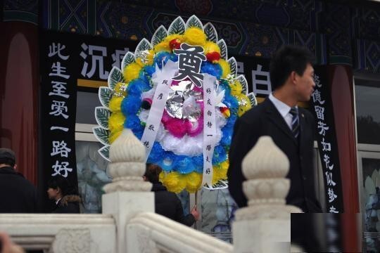白静追悼会 白静被刺死